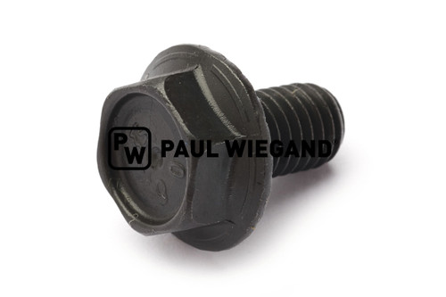 Tornillo de cabeza hexagonal con brida Piezas estándar Bucher Municipal Aspa de ventilador M8x14 en bruto (68800211)
