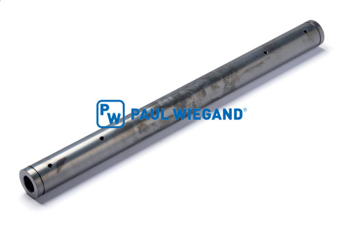 Eje HS Fahrzeugbau HSS420 Primer plano del cilindro hidráulico D: 40 l: 506 con lubricación (05017084)