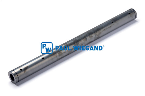 Eje HS Fahrzeugbau HSS420 Primer plano del cilindro hidráulico D: 40 l: 506 con lubricación (05017084)
