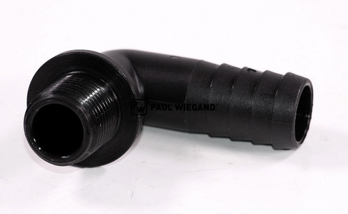 Schlauchstutzen Schmidt Hochdruckwasserpumpe G1/2" Polypropylen D: 20 gewinkelt Außengewinde (63015826)