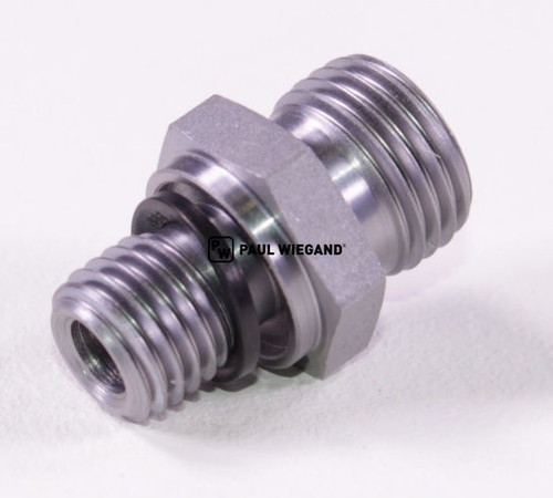 Racor atornillable Bucher Municipal DIN/ISO 2353/8434-1 M12x1,5-10L (M16x1,5) galvanizado (68041221)