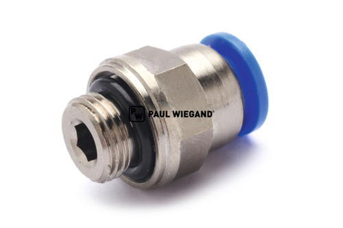 Steckverschraubung Faun Viatec Normteile Pneumatikanlage G1/8" d: 6 gerade (61800066)