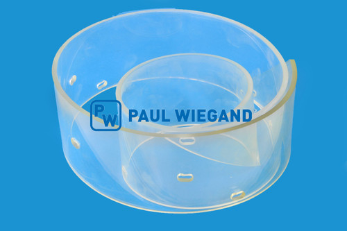 Goma protectora Zöller Medium X2i revestimiento parte trasera PVC s: 6 transparente (11300125)