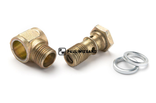 Schwenkverschraubung Zöller 356 mit Drossel Hydraulikzylinder Deckelöffner M14x1,5-10L (M16x1,5) verzinkt d: 1.5 (11333094)