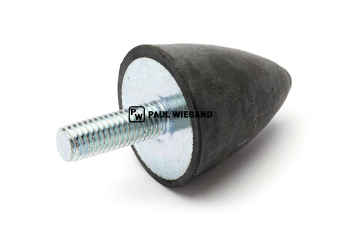 Gummi-Metall-Puffer Zöller 2301 Delta M8 D: 30 h: 36 kegelförmig Typ"D" bis 12/2004  (11330061)
