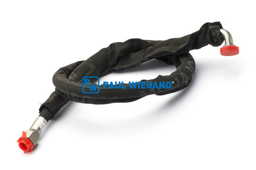 Hydraulikschlauch Faun Powerpress II Hydraulikpumpe 20s auf 90° 3/4" lg: 1600 (01097178)