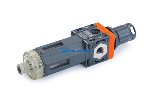 Regulador de presión Bucher Municipal Optifant 70 unidad de mantenimiento 1/4" 0-15bar (68074015)