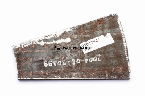 Placa de desgaste Faun Rotopress pieza soldada para tornillo de prensa (01017147)