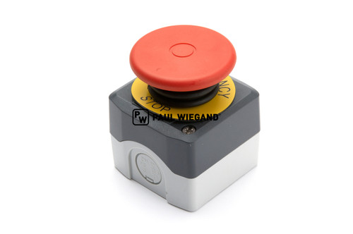Botón de parada de emergencia Geesink GCB 1000 Split completo (02037002)