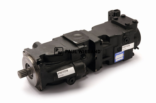 Hydraulikpumpe Faun Sidepress Doppelkammaufnahme rechtsdrehend  (01077216)