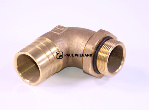 Winkelanschlussstück Geesink GPM III Flansch Hydraulikpumpe 90° (02057246)