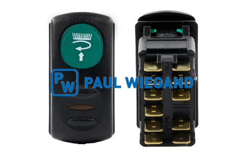 Kippschalter Dulevo 850 Tellerbesen 12VDC tastend/rastend  (58044024)