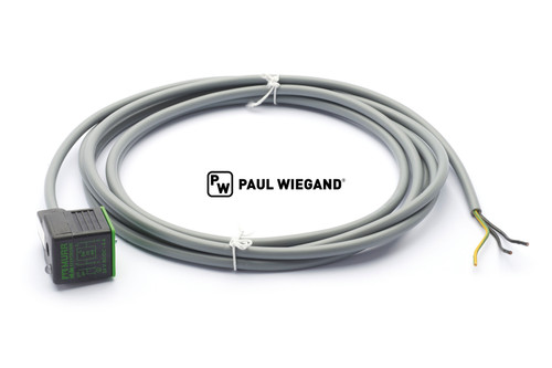 Steuerleitung Bucher Municipal mit Ventilstecker Magnetventil Steuerblock 3-polig 3x0,75mm² lg: 5000 24VDC (68064182)