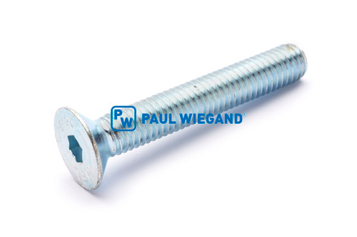 Senkschraube mit Innensechskant DIN/ISO 7991/10642 Vollgewinde M8x50 verzinkt 8.8  (05017639)