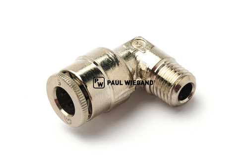 Racor rápido roscado Schmidt piezas estándar conducto de lubricación eje delantero M8x1x 6 acodado (63800206)
