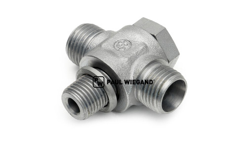 Racor giratorio Faun Viatec Viajet 6-7 bloque de mando cilindro basculante DIN/ISO 2353/8434-1 G1/4"-10L (M16x1,5) galvanizado (61034429)