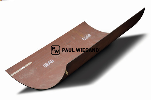 Placa base Faun Europress fondo Hardox 400 l: 1600 an: 2040 s: 8 (01022068)