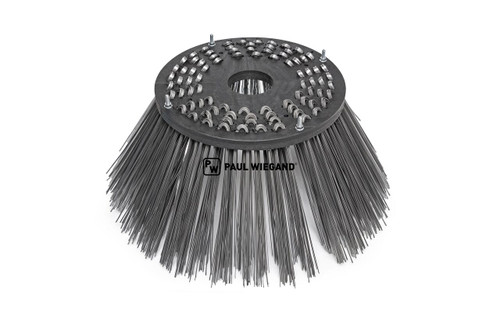 Cepillo de disco de alambre plano Johnston VT/VS 650 D: 415/700 d: 100 TK: 380 4 agujeros 4 filas (67052081)