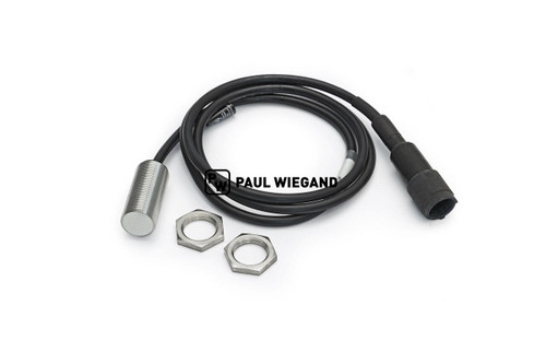 Interruptor de proximidad Zöller 369 con cable Interruptor de acuse de recibo M18x1 l: 48 lg: 1100 Contacto NC (nc) (PNP) (11223120)