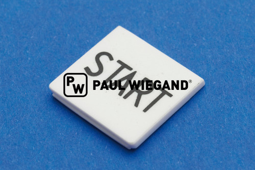 Schaltersymbol Bucher Municipal "START" weiß (68800633)