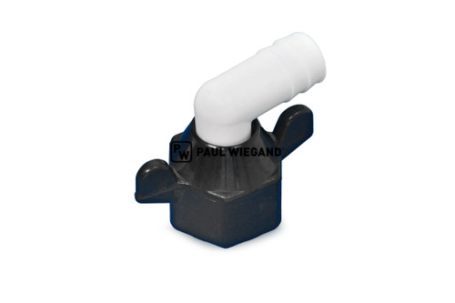 Racor codo Bucher Bomba de agua municipal G1/2" 90° polipropileno D: 12 (1/2") (68800408)
