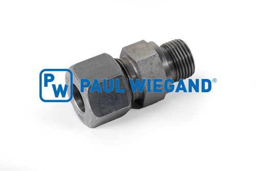 Einschraubverschraubung Geesink GPM II Ausschubhilfszylinder DIN/ISO 2353/8434-1 G3/8"-12S (M20x1,5) verzinkt (02012130)