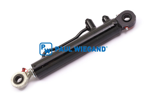 Cilindro hidráulico HS Fahrzeugbau cargador frontal XXL abridor de tapas KS: 25 Carrera: 200 EBM: 385 (05018550)