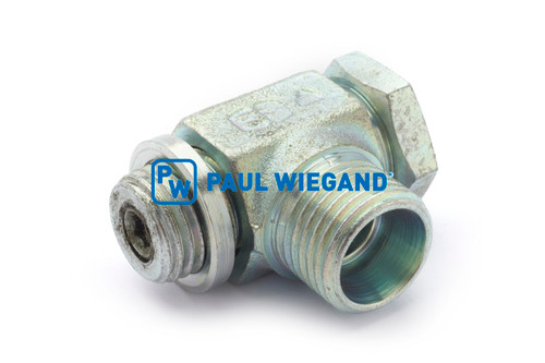 Schwenkverschraubung Zöller 356 mit Drossel Hydraulikzylinder Deckelöffner M14x1,5-10L (M16x1,5) (11333093)