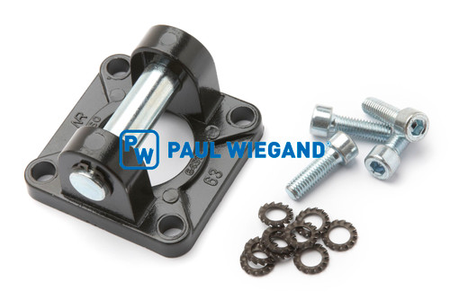 Bodenbefestigung Faun Sidepress komplett Pneumatikzylinder Staubklappe d: 16 KD: 63 (01077246)