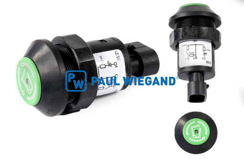 Pulsador Faun Variopress "START DAUERZYKLUS" verde (01027526)