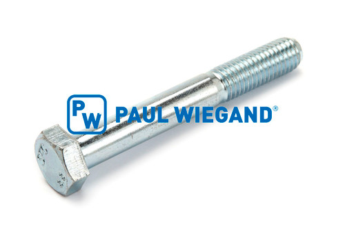 Tornillo de cabeza hexagonal con vástago DIN/ISO 931/4014 M12x90 galvanizado (05040007)