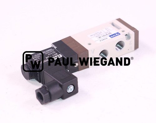 Pneumatikventil Bucher Municipal Omnifant 80/8000 Absperrschieber Kehrgutbehälter 24VDC 5/2 Wege  (68084014)