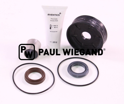 Kit de reparación vástago cilindro neumático Bucher Municipal Optifant 70 (22mm) hasta 12-2003 (68074073)