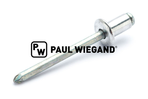 Blindniet Flachrundkopf Alu/Stahl verzinkt 6x10mm (90000236)