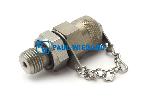 Messanschluß Schmidt Cleango 400/500 Steuerblock Hydraulikanlage verzinkt G1/4"-M16x2 Typ"E"  (63034267)