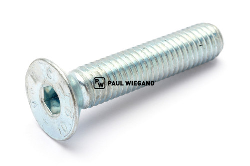 Tornillo avellanado con hexágono interior DIN/ISO 7991/10642 totalmente roscado M8x45 galvanizado 10.9 (63800155)