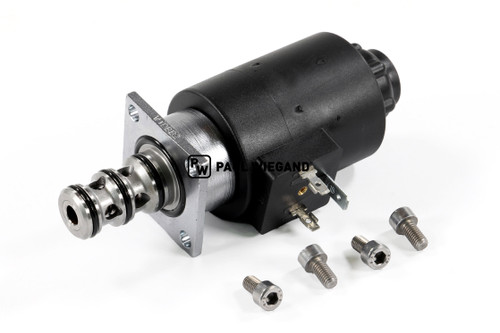 Válvula direccional MFH 2500 incluida bobina magnética bloque de control dirección 12VDC 3/2 vías 315bar (59014118)