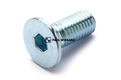Tornillo avellanado con hexágono interior DIN/ISO 7991/10642 M10x25 galvanizado 10.9 (90000161)