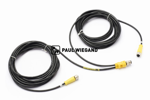 Cable de mando Schörling 3R II- Detector de proximidad transversal sección trasera M12-M12-M12 lg: 5000 (08027374)