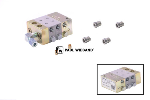 Distribuidor HS Fahrzeugbau cargador frontal sistema de lubricación central de 6 pliegues (05018572)
