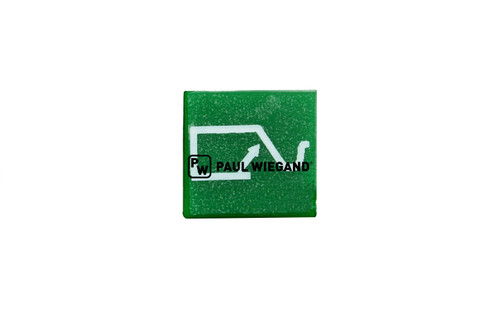 Schaltersymbol Faun Variopress "HECKTEIL ÖFFNEN" grün  (01024013)