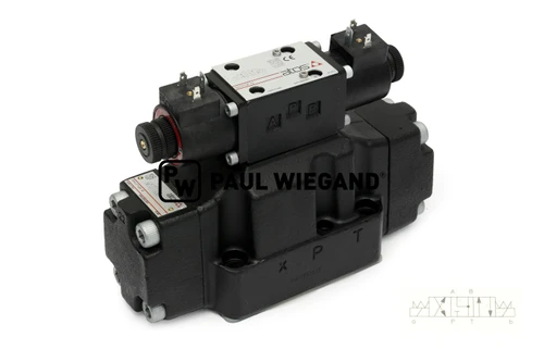 Válvula de control Geesink GPM II con válvula TK completa BV3 izquierda (02012154)