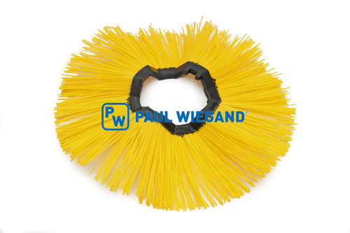 Cepillo de anillo barredor Dücker FKM 2100 "Beeline®" Polipropileno D: 600 d: 178 (7") s: 2 amarillo (51990146)