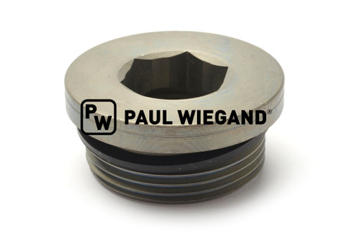 Tornillo de cierre con cabeza hexagonal interior para filtro hidráulico G1 1/4"-11, galvanizado (63024289)