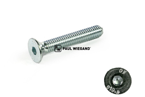 Tornillo avellanado con hexágono interior DIN/ISO 7991/10642 M5x30 galvanizado 10.9 (63024487)