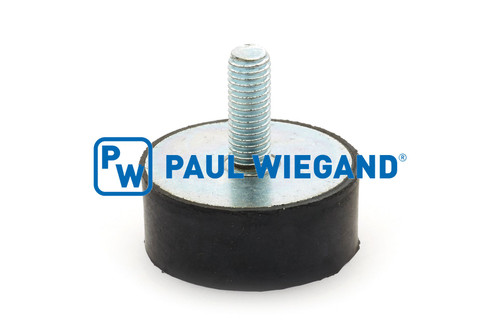 Gummi-Metall-Puffer Zöller 2500 Diamond M10 55° Shore D: 50 h: 20 Typ"D"  (11263007)