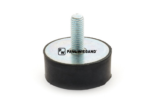 Gummi-Metall-Puffer Zöller 2500 Diamond M10x28 55° Shore D: 50 h: 20 Typ"D"  (11263007)