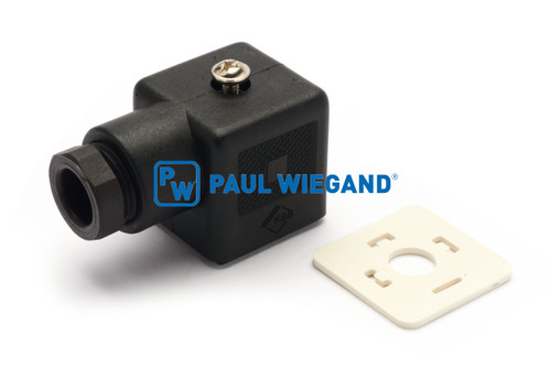 Ventilstecker ohne LED DIN/ISO 43650/4400 b: 18 3-polig + PE max. 230VAC/DC Typ"A" (68800282)