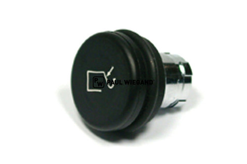 Interruptor pulsador Faun Variopress serie ZB2 "BAJADA PARTE TRASERA" negro (01027051)