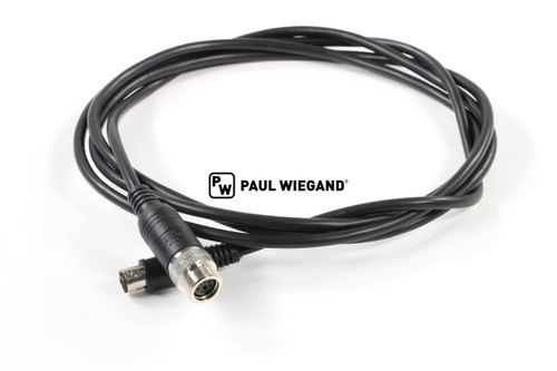 Cable de conexión Hako Citymaster 1200 Cámara <-> Monitor MiniDin/6p macho - MiniDin M14x1 6p hembra lg: 2000 (65034101)
